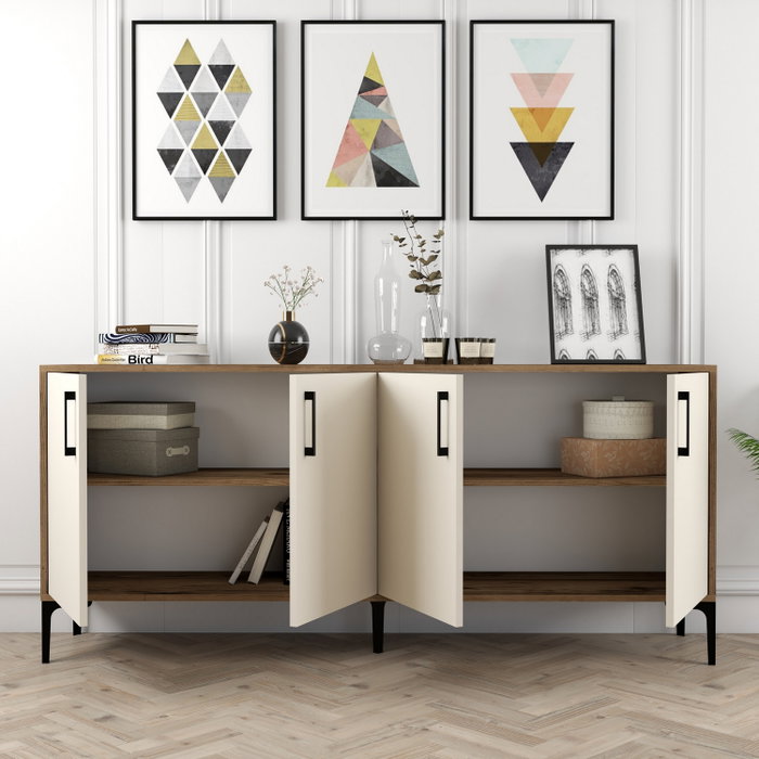 Hanah Home Kiev - Nogal y crema Hanah Home Kiev - Nogal y crema